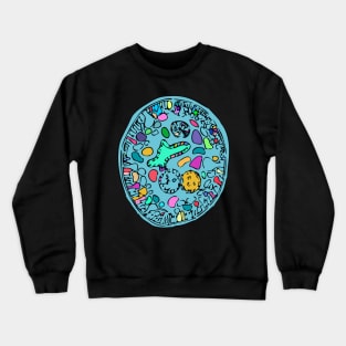 Psychedelic Worm Mandala Crewneck Sweatshirt